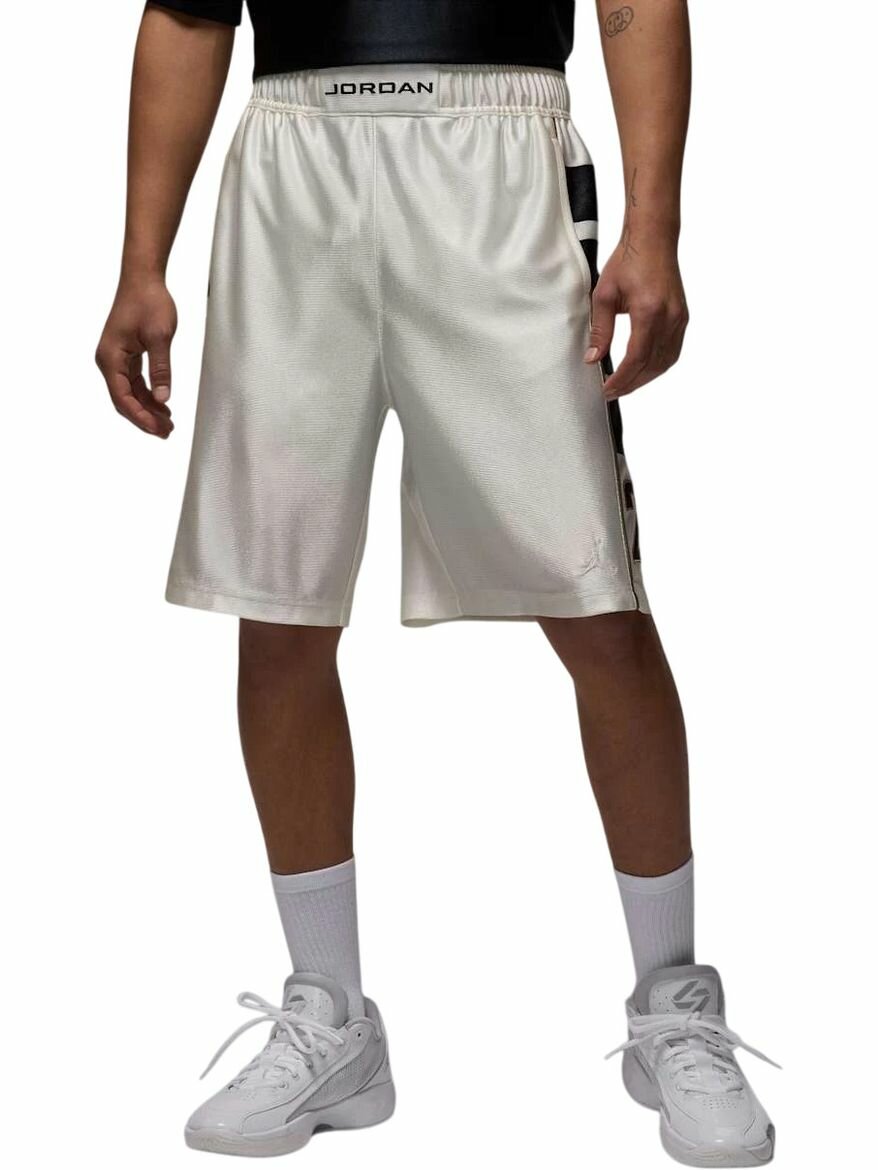 Шорты NIKE Jordan Brooklyn Cat Scratch Shorts размер XL бежевый
