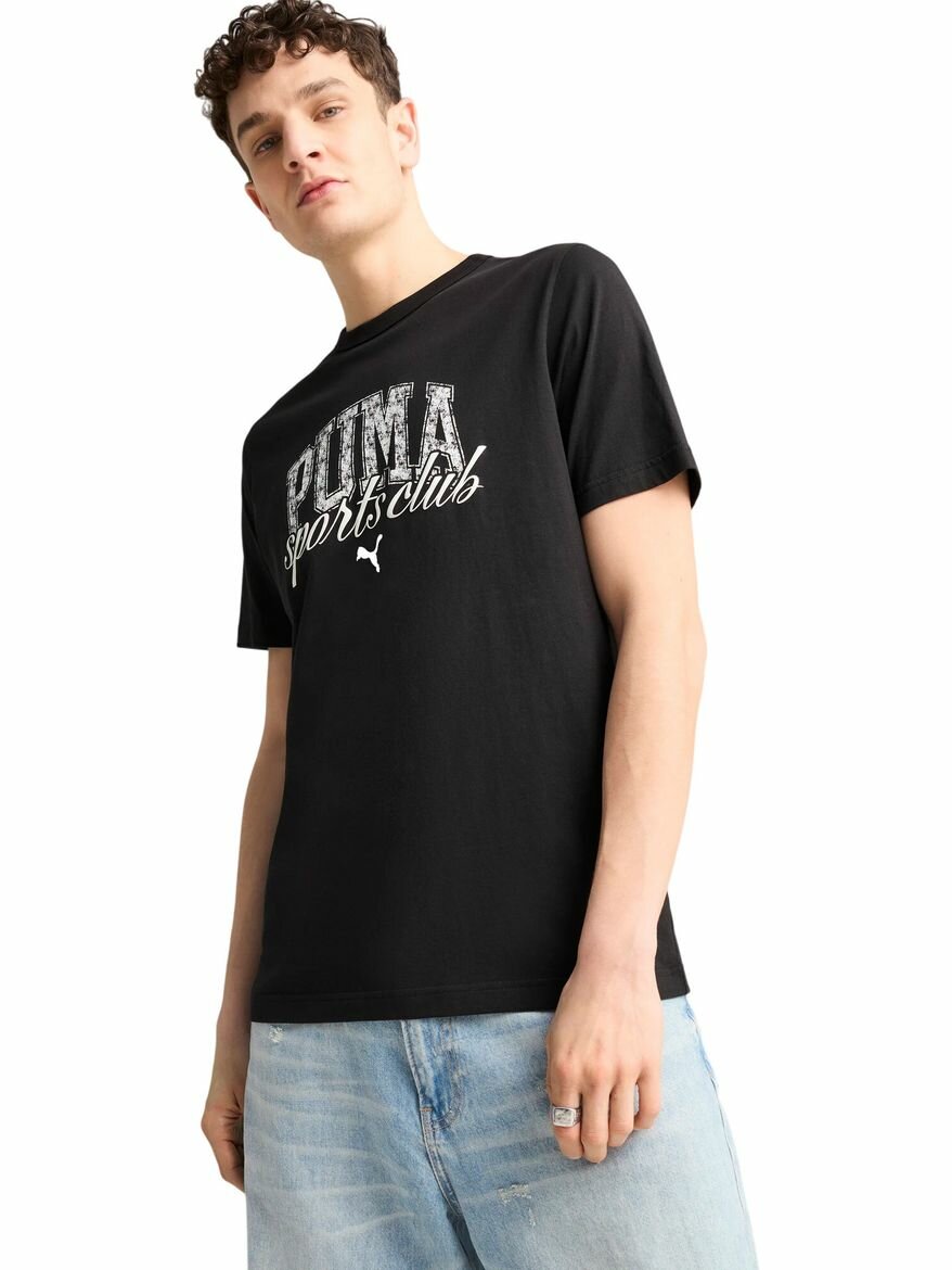 Футболка PUMA CLASS Graphic Tee Men, размер M, черный