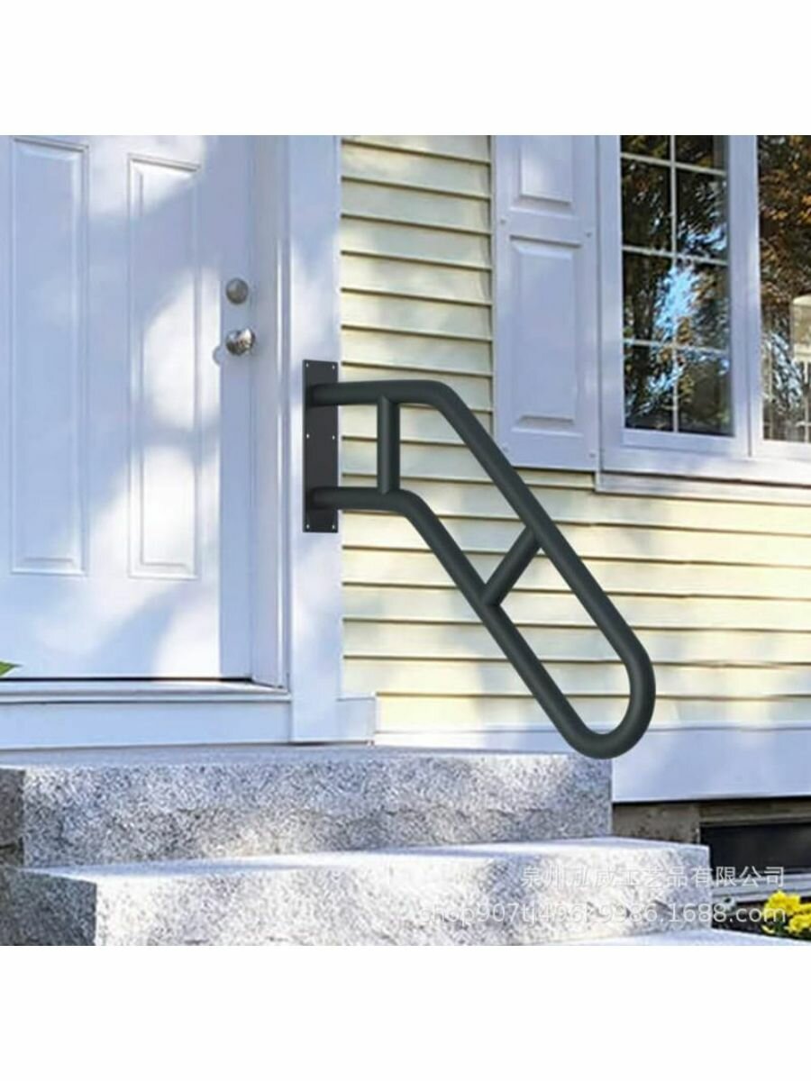 Перила лестничные нержавеющая сталь матовые черные толщина 50 мм