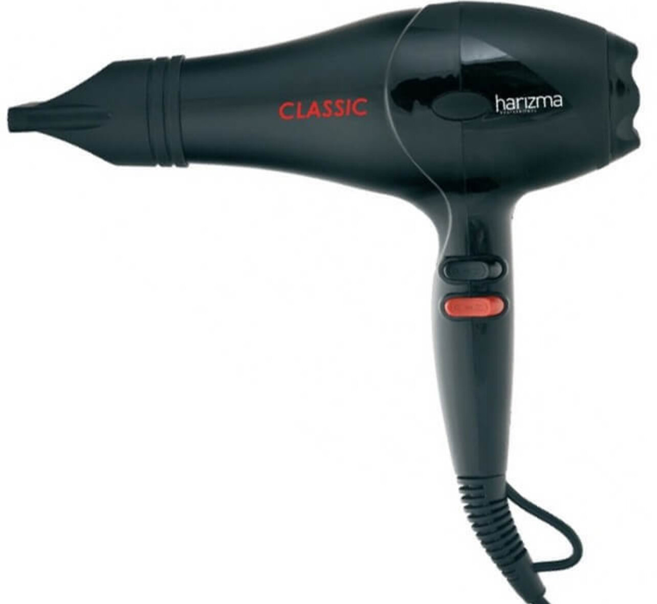Фен Harizma Handy H10214, профессиональный, 2000W, 3 режима, 2 скорости, титаново-турмалин