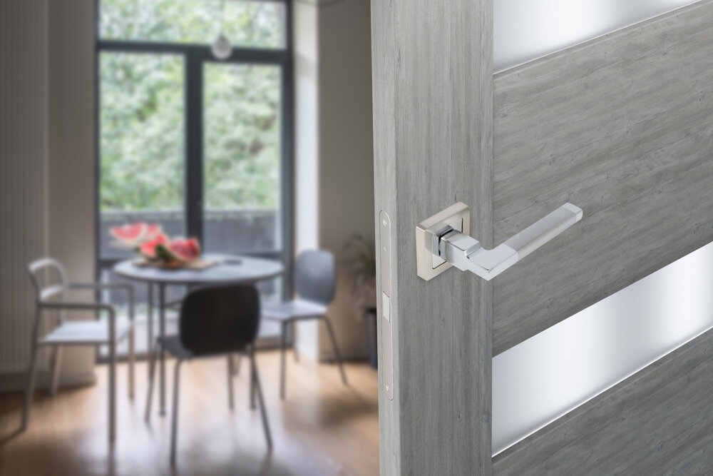 Дверные ручки Edson , цвет никель - фото №8