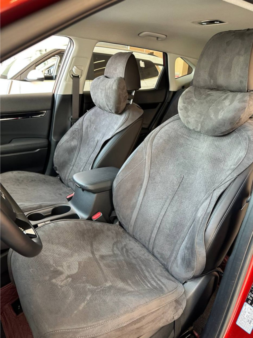Накидки на сиденья автомобиля, для KIA и HAVAL, алькантаровые, на 5 мест
