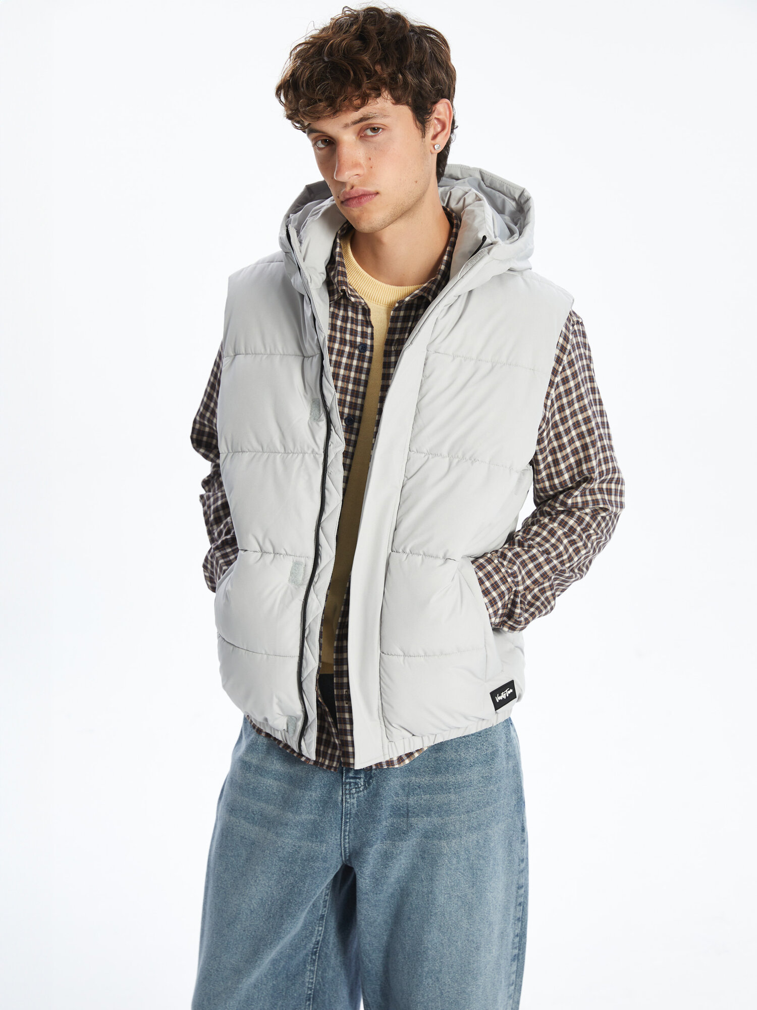 Жилет LC Waikiki размер M светло-серый