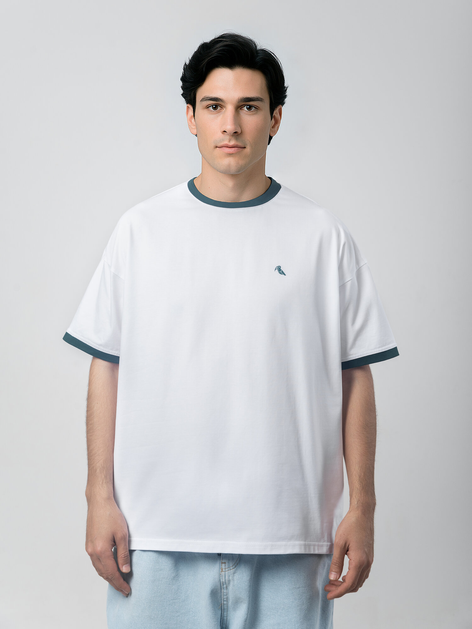 Футболка Alexander & Barri Коллекция Осень-Зима 2026, 1 шт., размер 52-54, белый