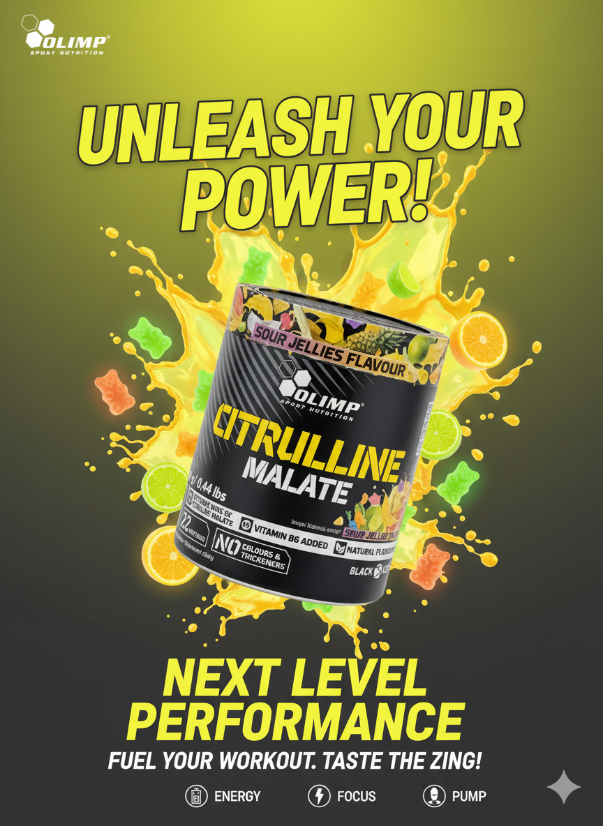 Аминокислотный комплекс Citrulline Malate 200г Olimp, фруктовый вкус