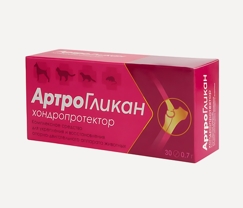 Изображение товара Артрогликан таблетки для животных, укрепление опорно-двигательного аппарата 30 таблеток