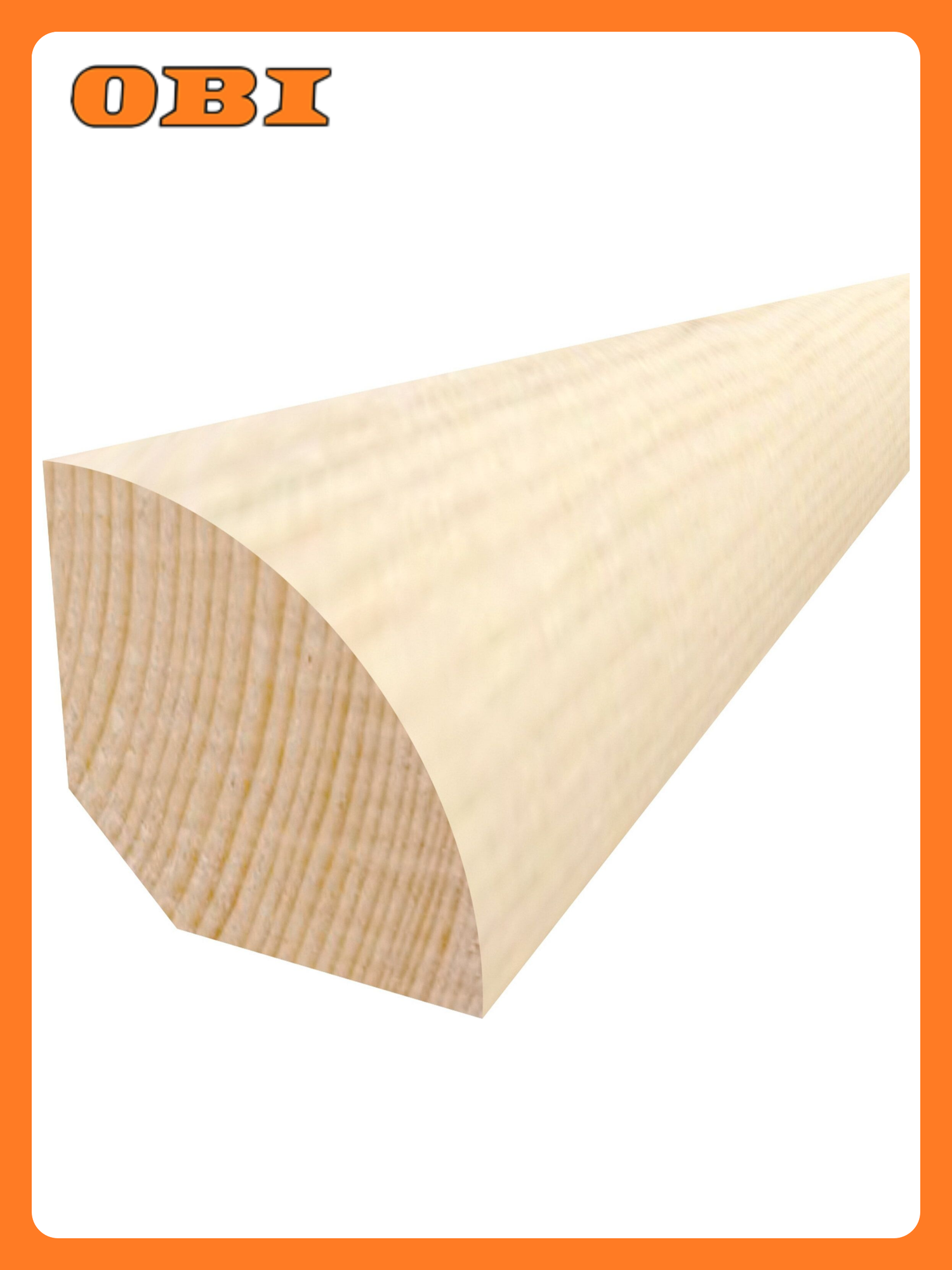 Штапик строганный сосна сорт Экстра 1000x10x10 мм