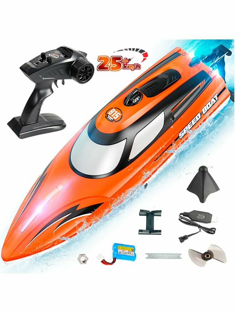 Радиоуправляемый катер HJ toys SET SAIL (36 см, 25 км/ч) - HJ815-ORANGE