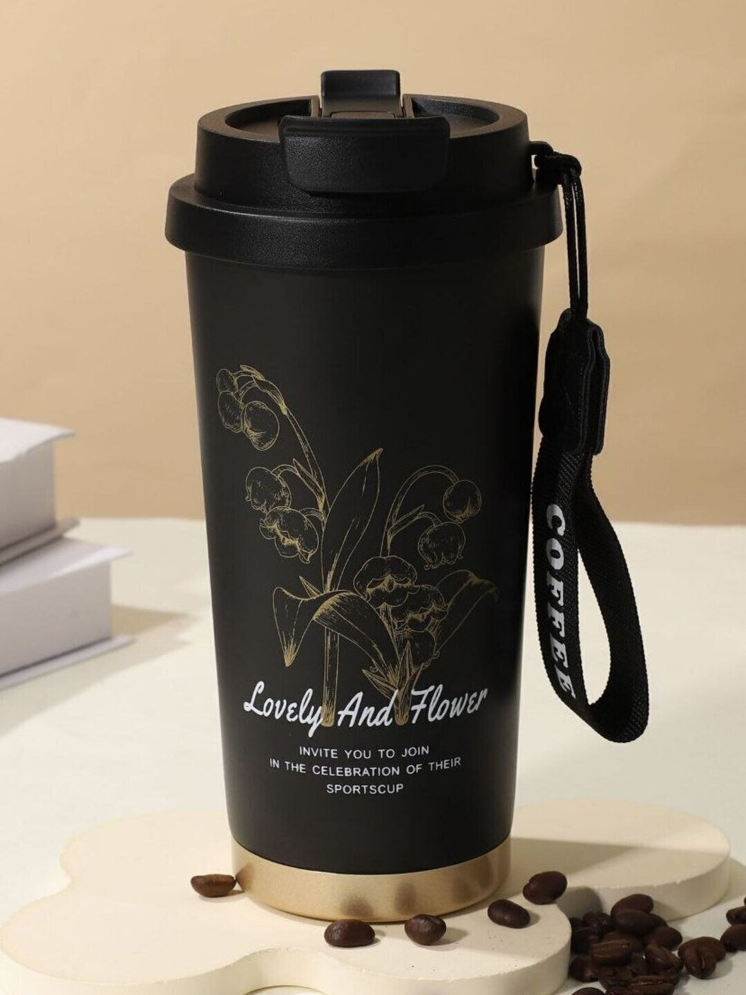 Спортивный термос для взрослых и детей с трубочкой, 350–500 мл