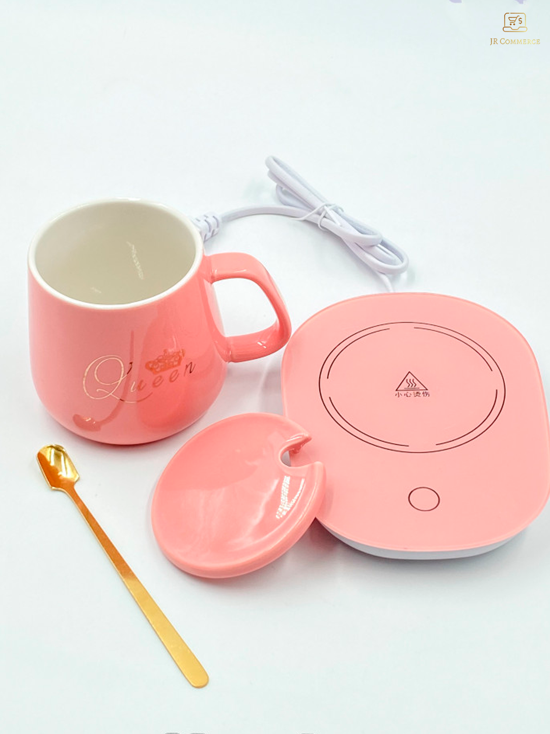 Кружка с подогревом, керамическая, USB, 350 ml . Керамическая кружка с подогревом