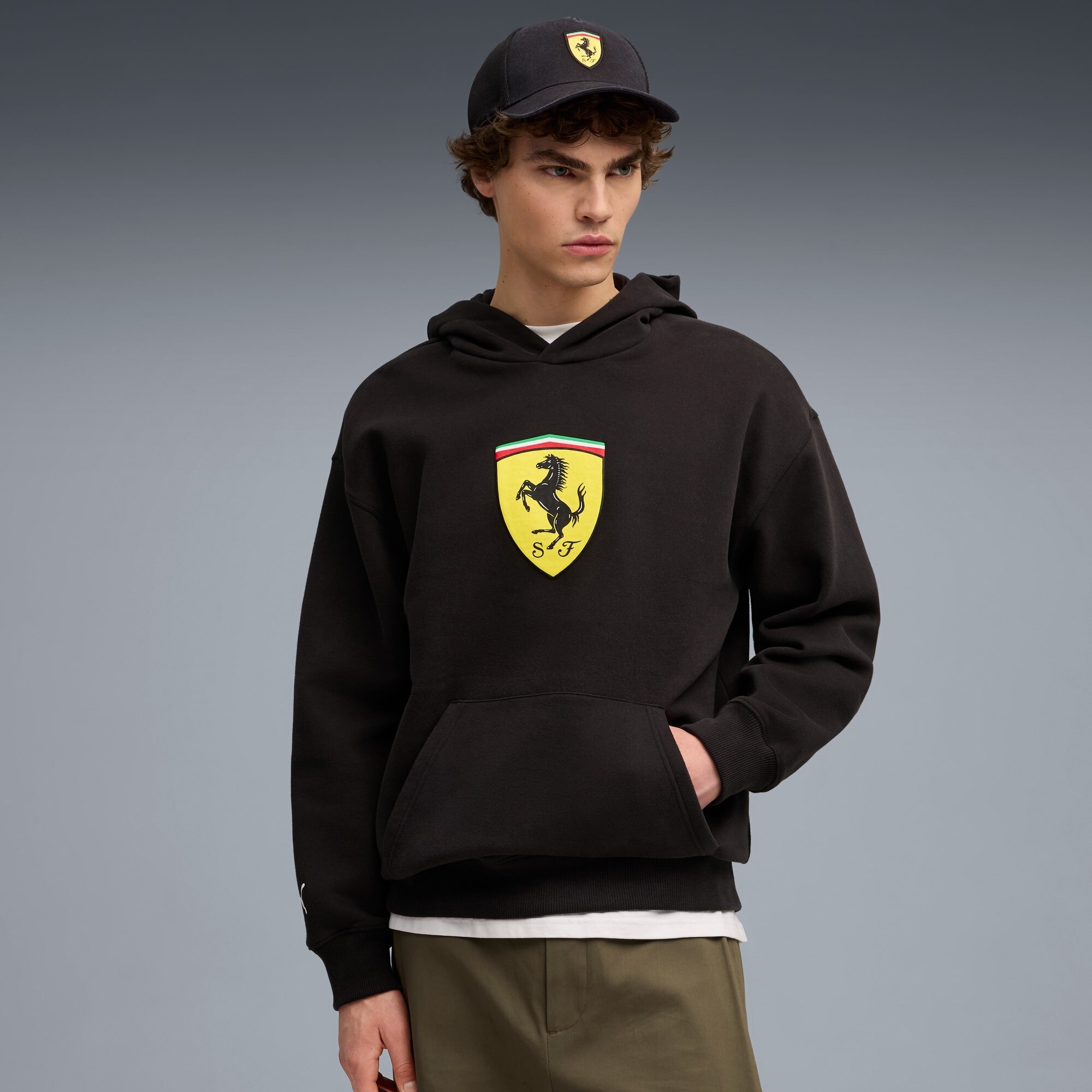 Худи PUMA Ferrari Sportswear Shield, размер XL, , черный