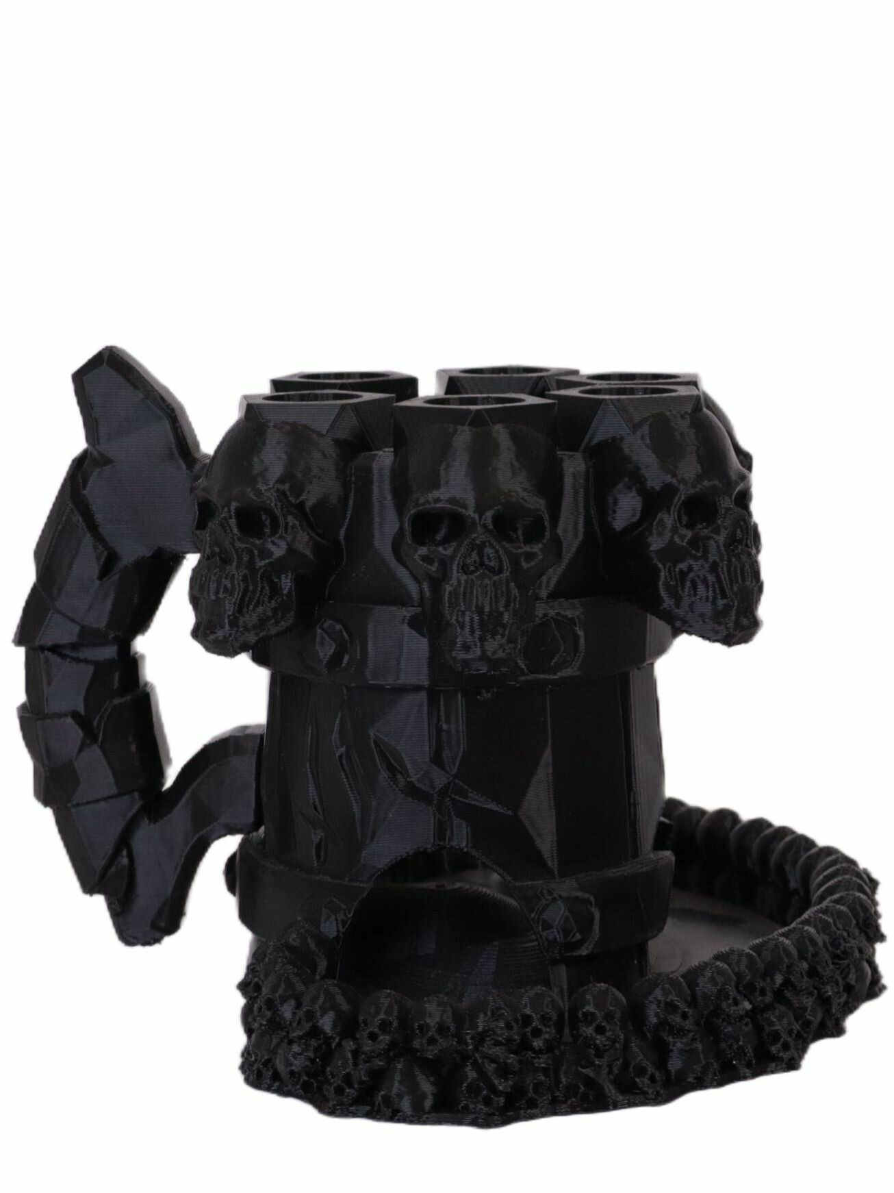 Башня для кубиков "Пивная кружка" черная dnd tower, miniature, dice trall