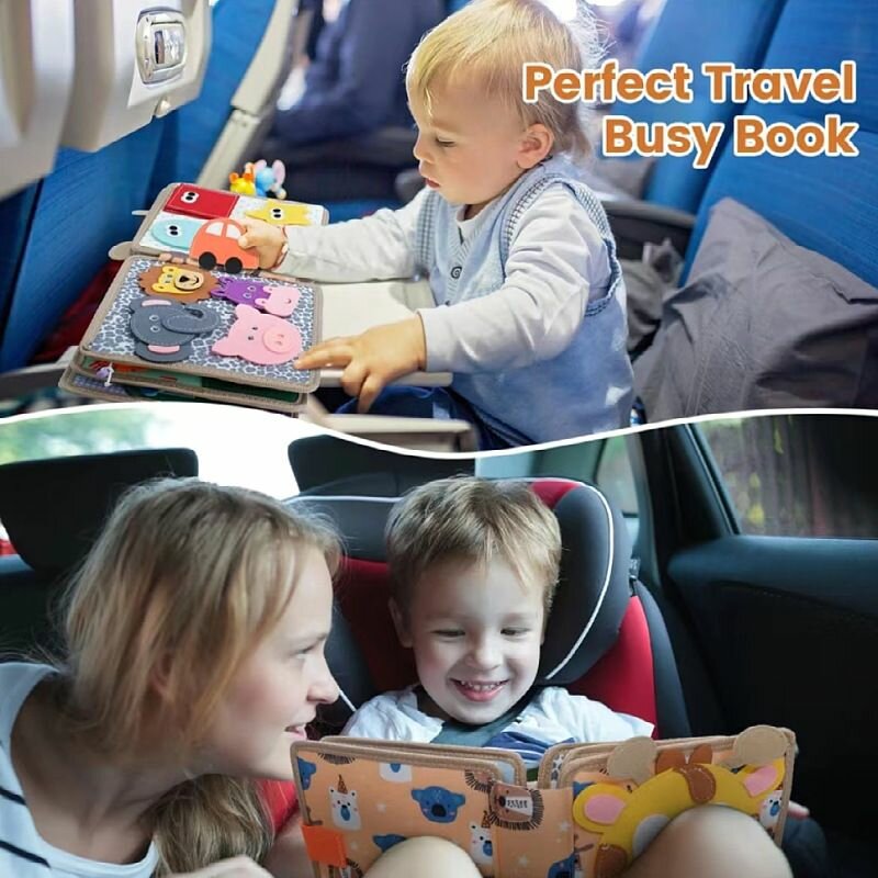 Электронные Книги Xiaomi Развивающая книжка-игрушка из фетра, книжка из фетра, Игрушка Монтессори для детей 1-3 года