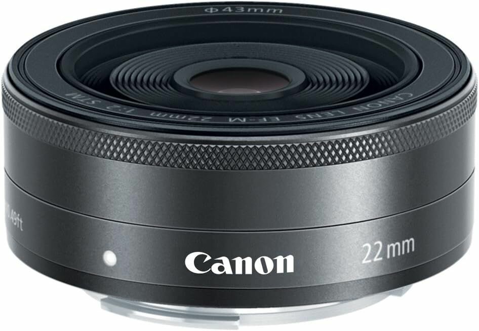 Объектив Canon EF-M 22 mm f/2 STM черный