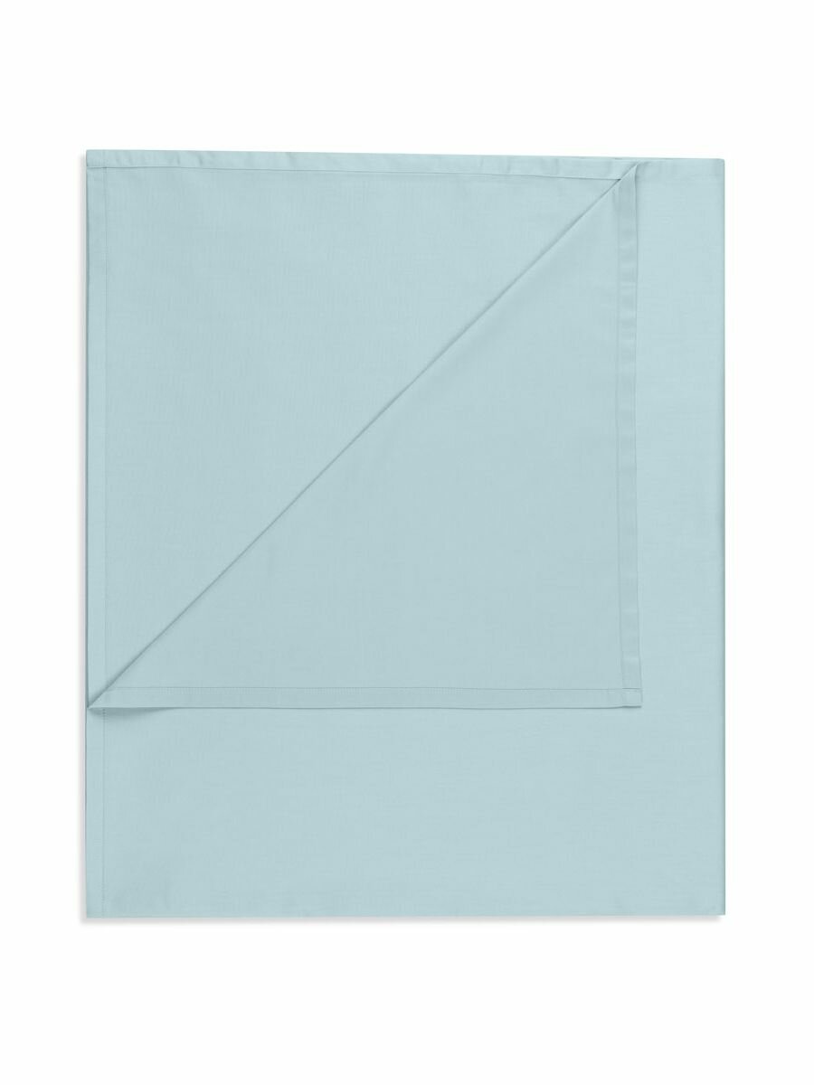 Простыня без резинки детская Askona (Аскона) Мята 240x150, хлопок — фото 1