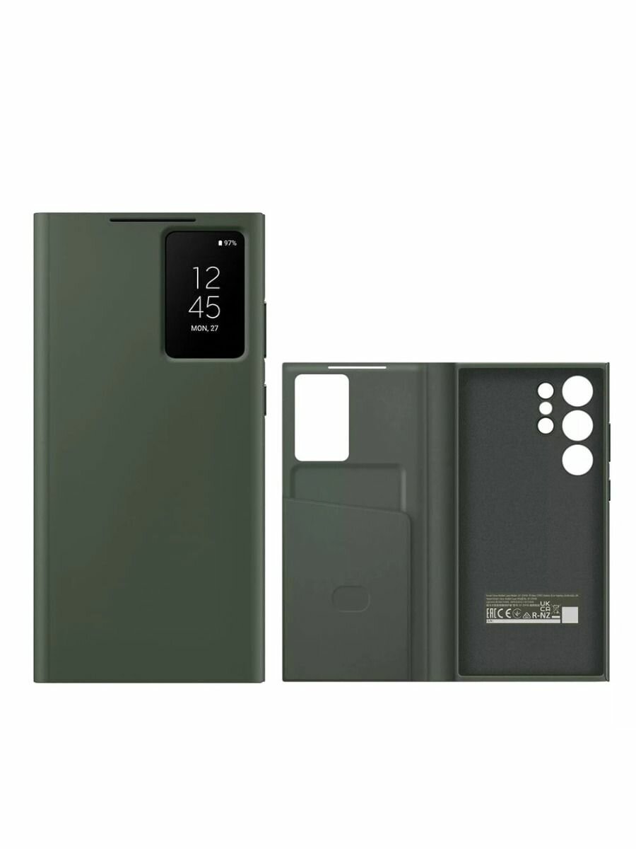 Оригинальный Smart View Wallet Чехол для смартфона для Samsung Galaxy S23 Ultra Smart