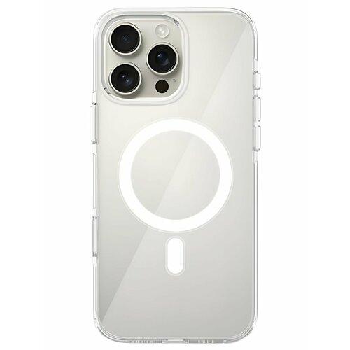 фото Чехол противоударный k-doo iceguard iphone 16 pro, прозрачный c поддержкой magsafe kzdoo