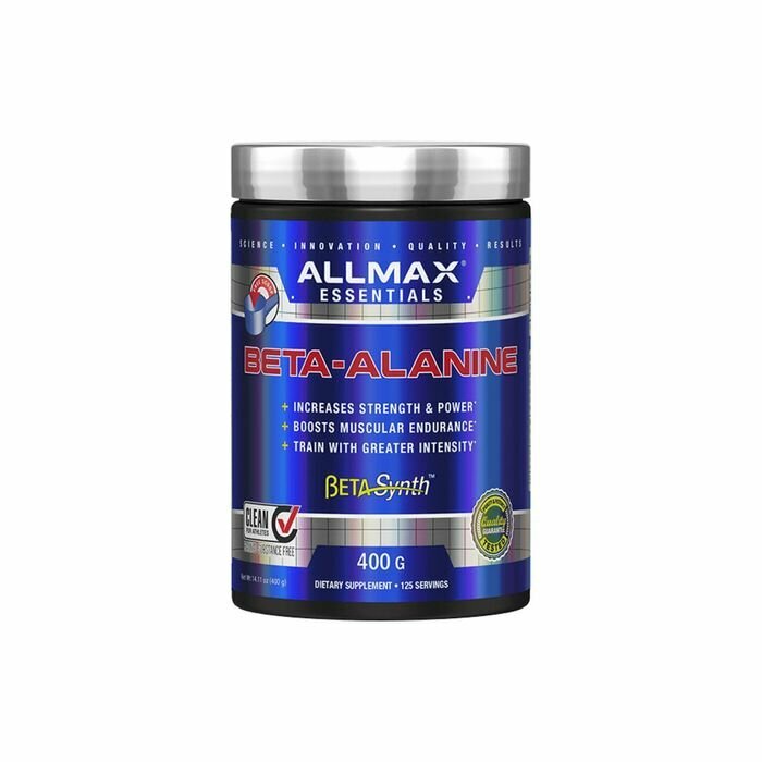L arginine от Allmax 400 грамм 80 порций аргинина гидрохлорида.