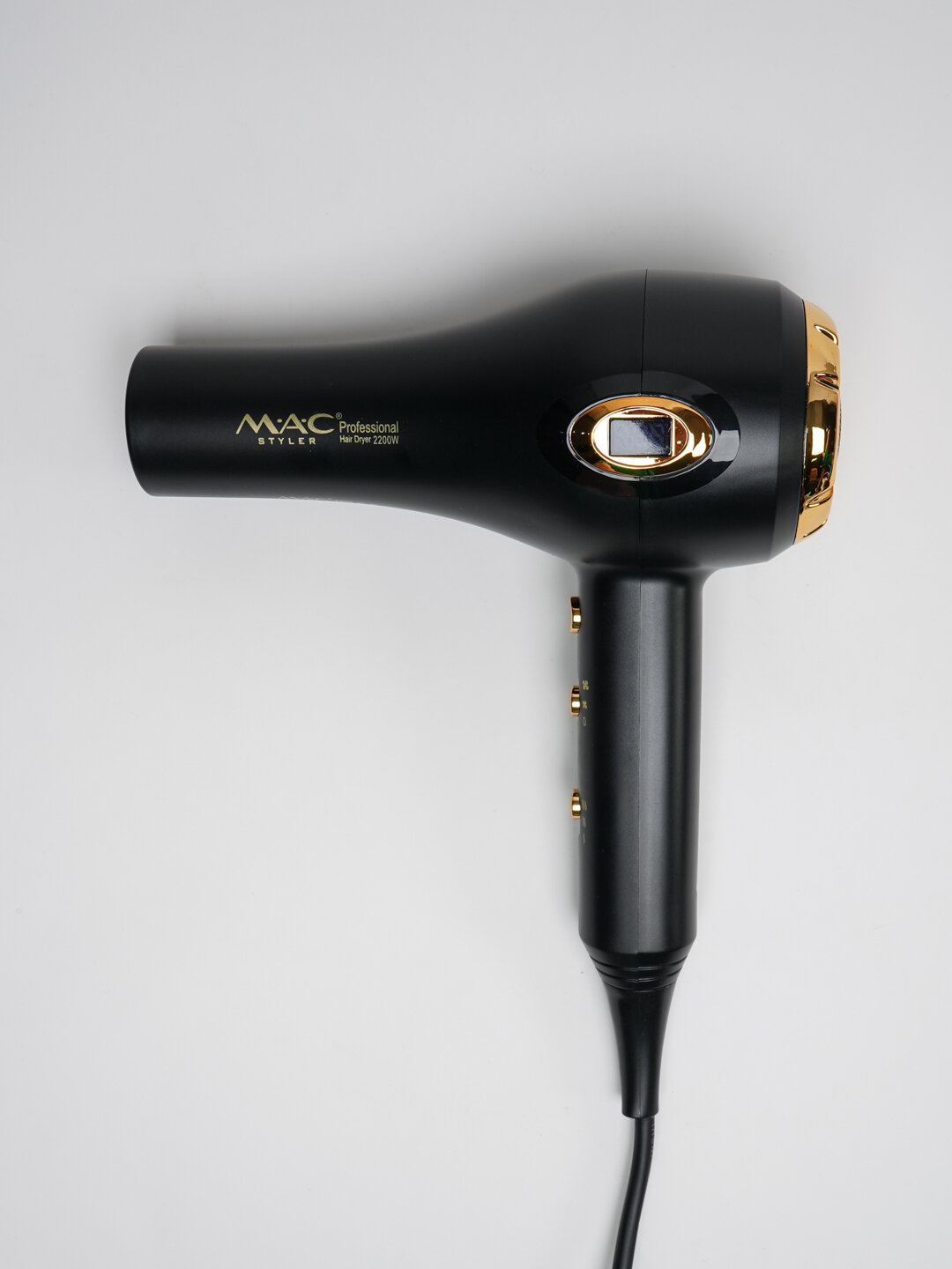 Профессиональный фен для волос MAC styler MC-6682, для сушки и укладки с ионизацией , Led Екраном 3in1 — фото 1