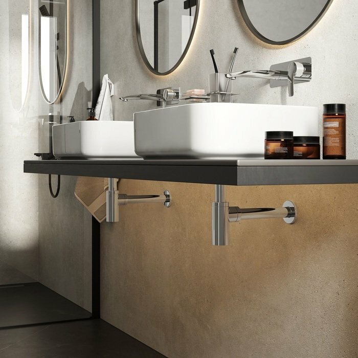 Сифон для раковины IDDIS Optima Home OPTSB00i84, глянцевый хром — фото 1