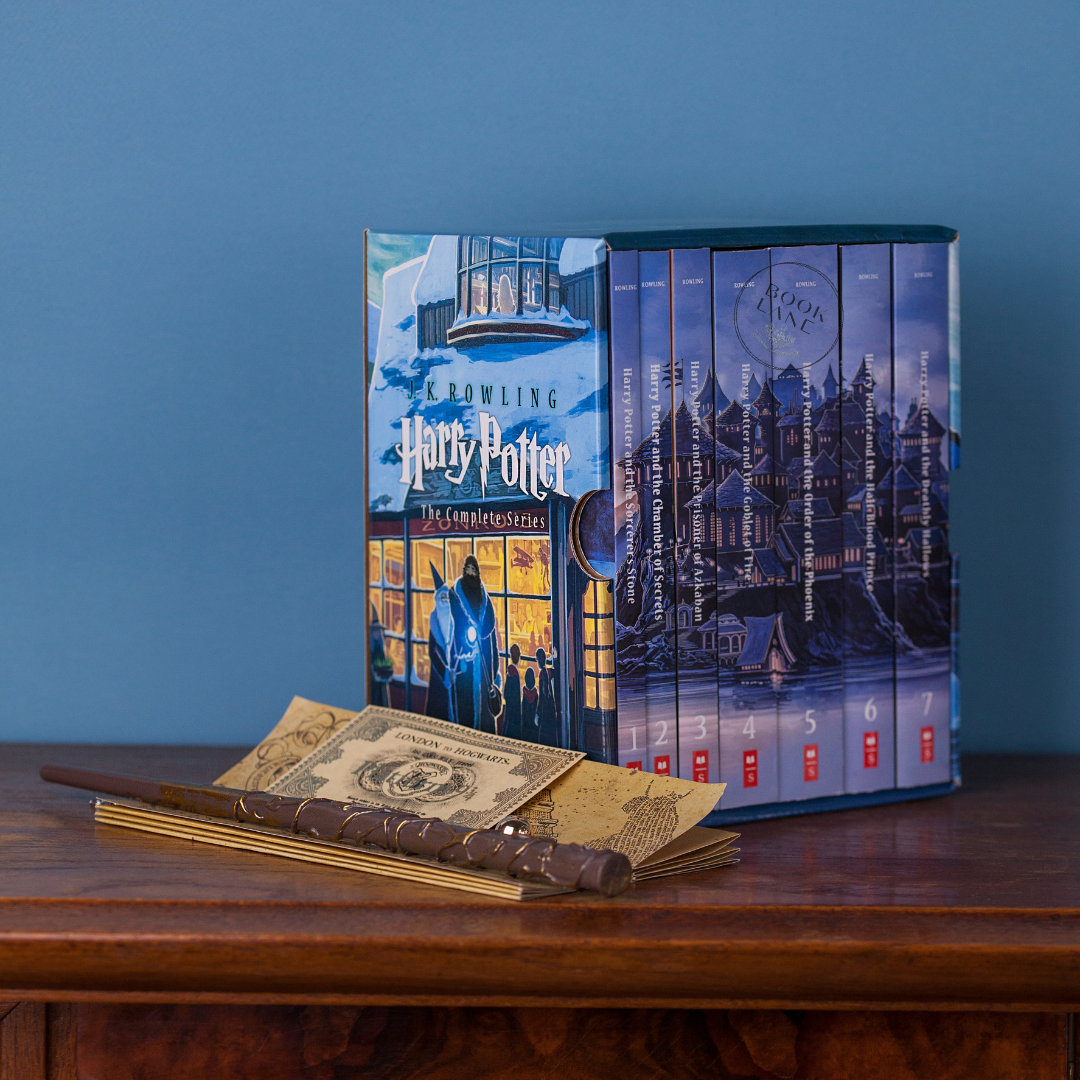 Harry Potter Scholastic 7 books set в подарочном кейсе + подарок — фото 1