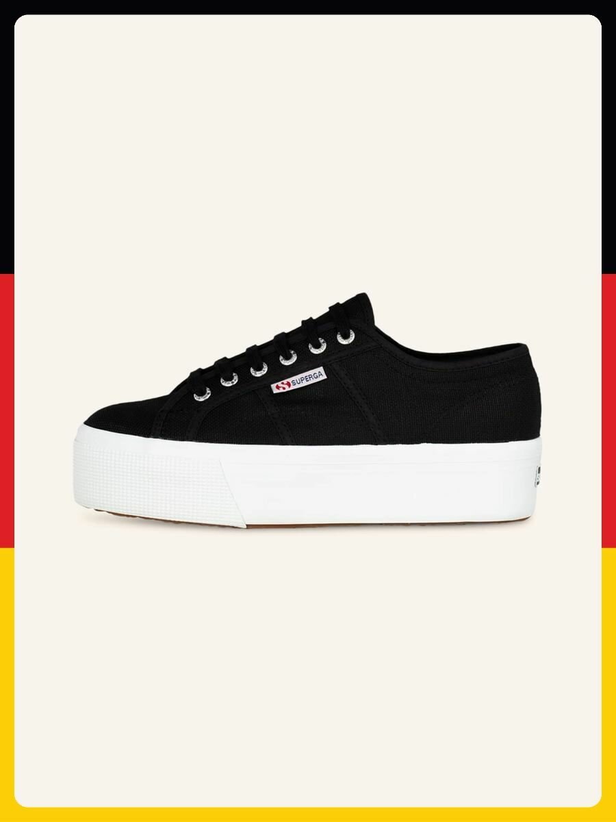 Кеды Superga Базовая коллекция, размер 41EU, черный