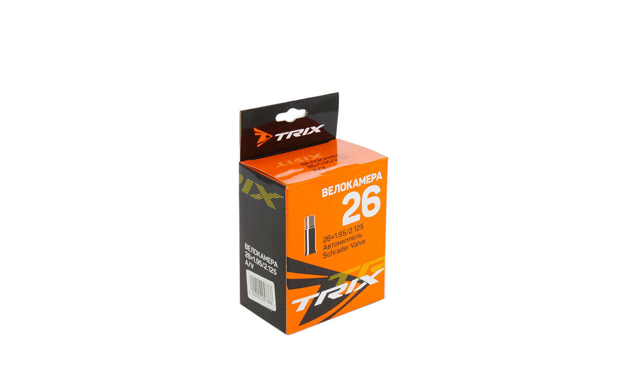 Камера TRIX 26"х 1.95/2.125 AV, черная, автомобильный ниппель