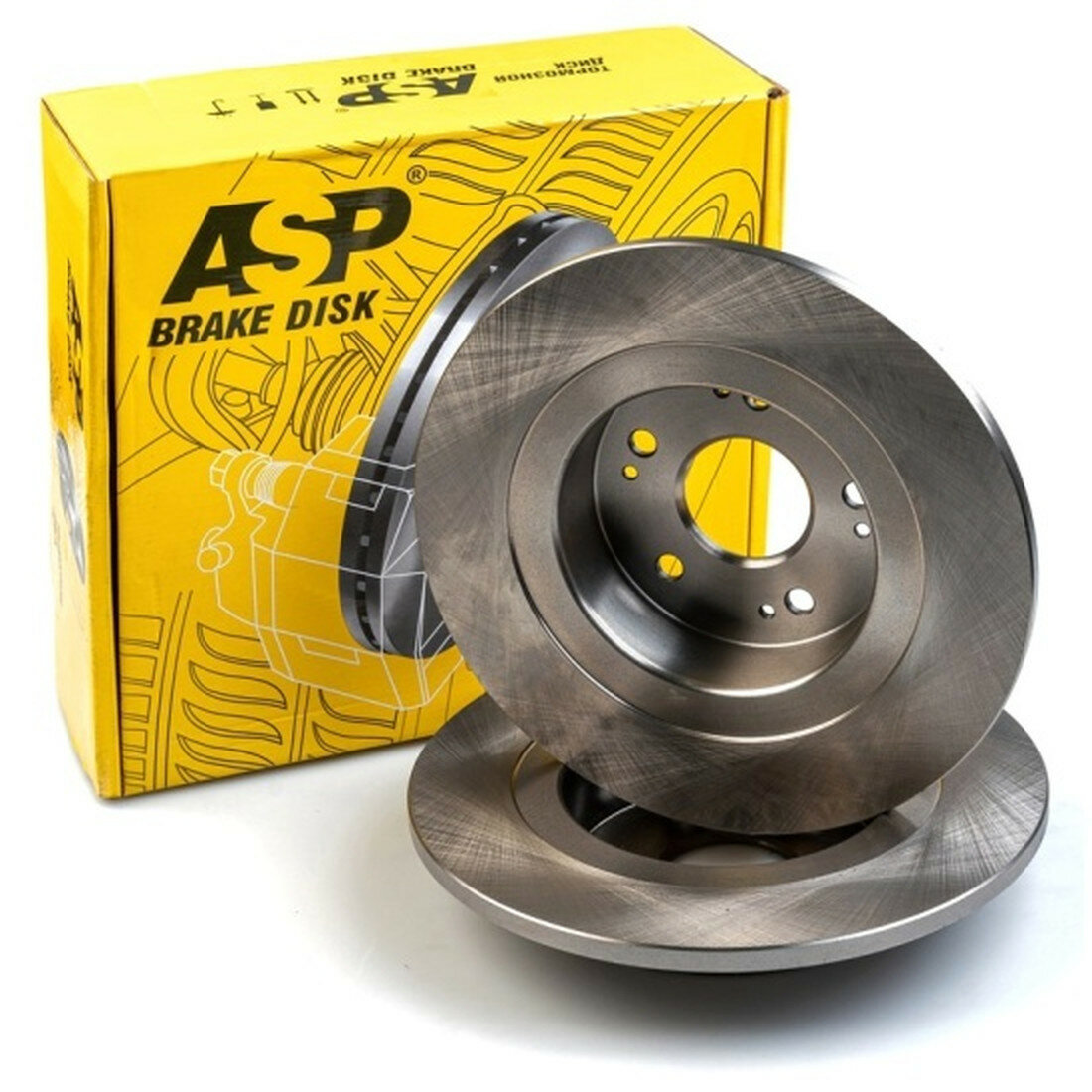 Диск тормозной ASP 300224, для Haval F7/F7x, задний