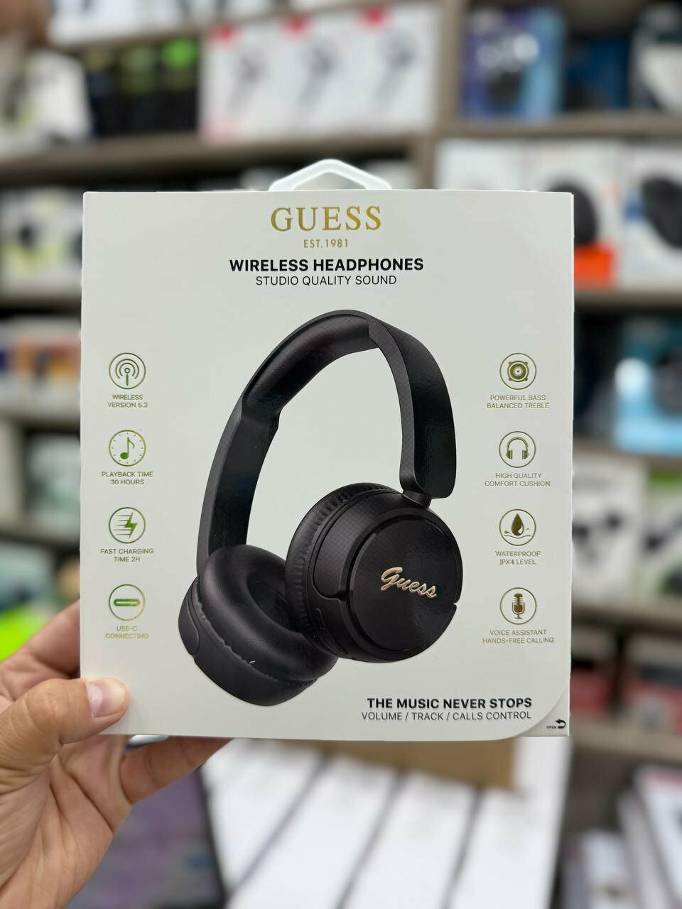 Guess беспроводные Bluetooth-наушники с голосовым помощником
