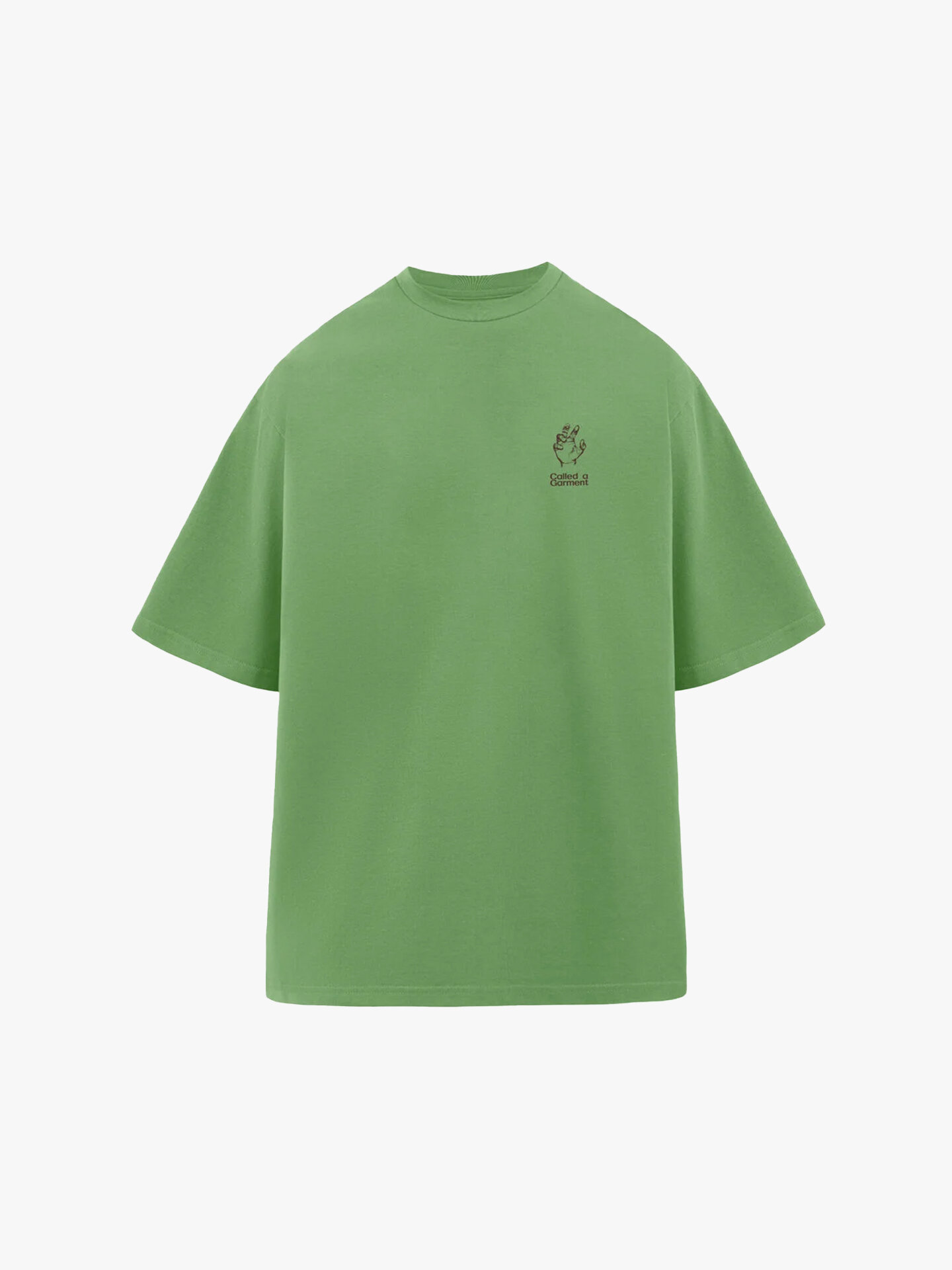 Футболка Called a Garment Letters Hooks T-shirt, размер XL, зеленый