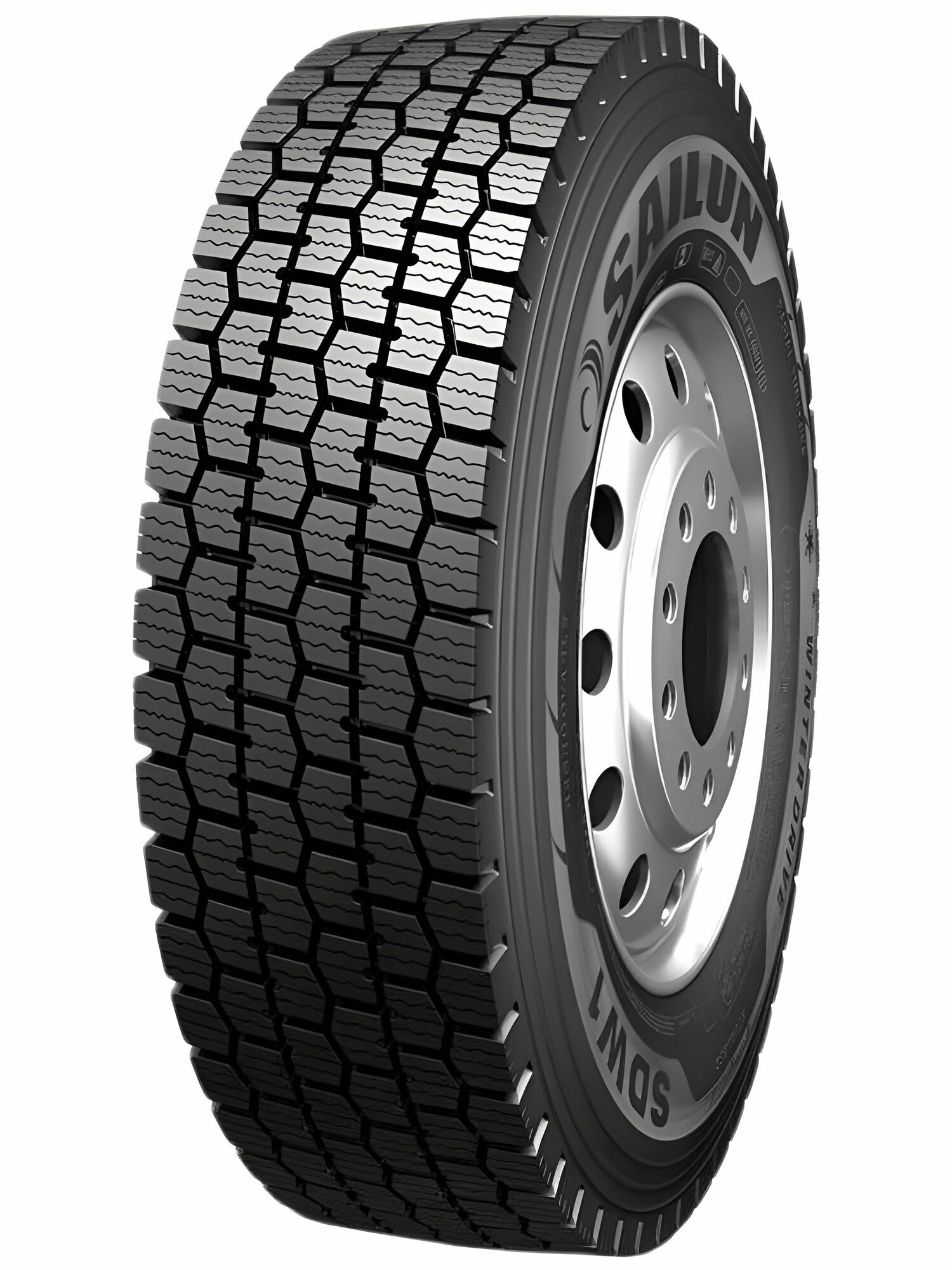Грузовая шина Sailun SDW1, 315/70, R22,5, бескамерная, ведущая ось