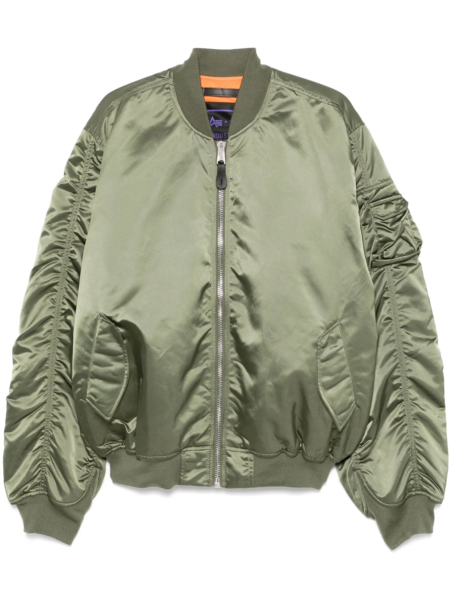 Куртка ALPHA INDUSTRIES MA-1 UV, размер M, зеленый,