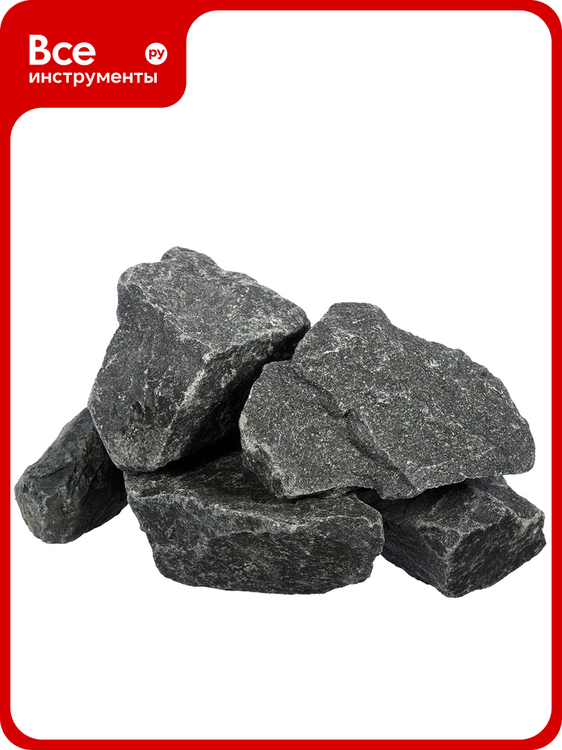 Камень Банные штучки Габбро-Диабаз 20 кг. 33250