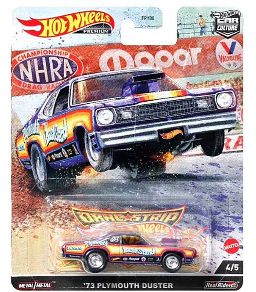 Машинка Hot Wheels Premium Car Culture 73 "Plymouth Duster", масштаб 1:64, коллекционная — фото 1