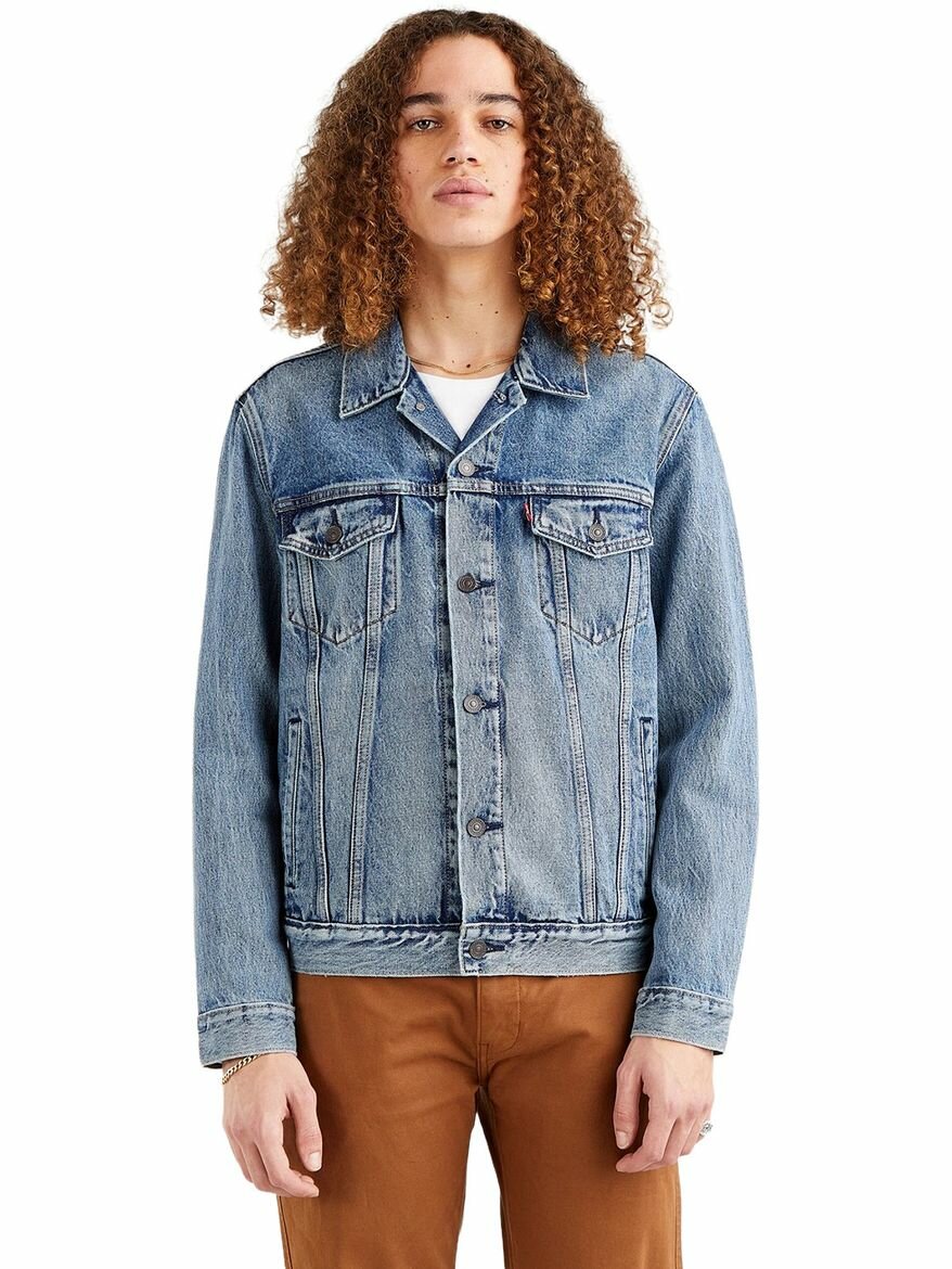 Куртка джинсовая Levi's Men The Trucker Jacket, размер S, синий