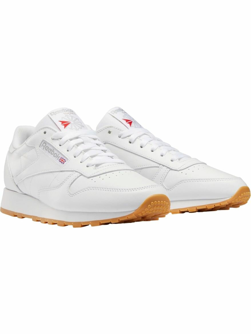 Кроссовки Reebok Classic Leather, полнота F, размер 10 US, белый, — фото 1