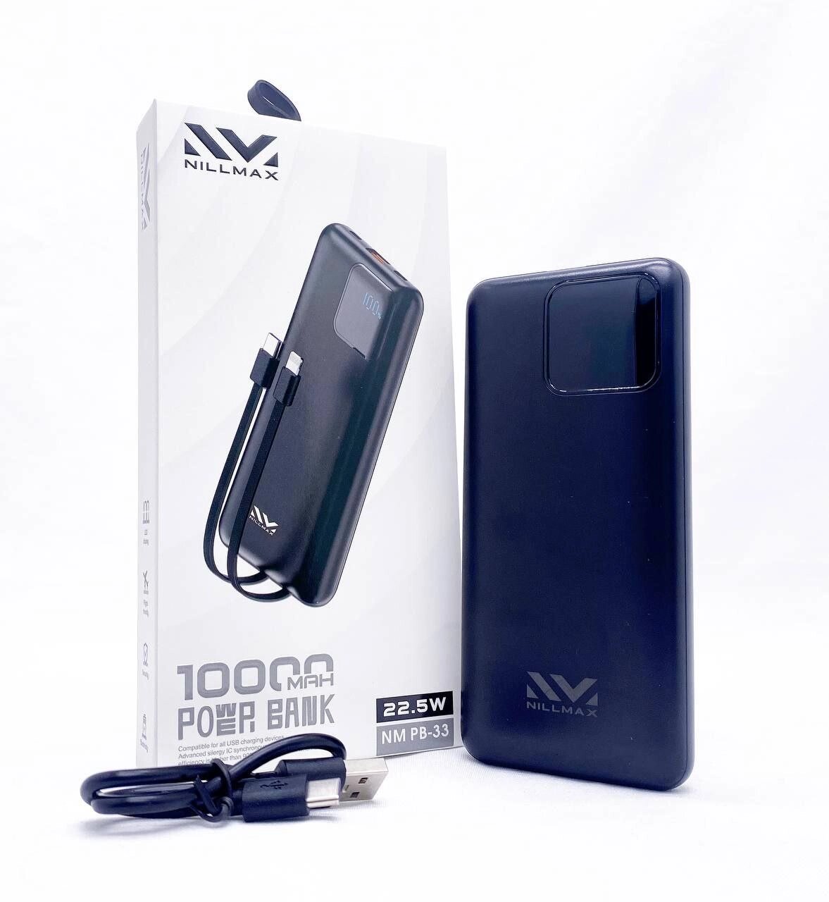 Внешний аккумулятор Nillmax "PB33", для Samsung Galaxy S Series, 10 000 mAh