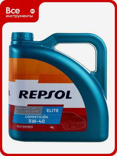 Изображение товара Моторное масло REPSOL ELITE COMPETICION, для бензиновых и дизельных двигателей, соответствует требованиям