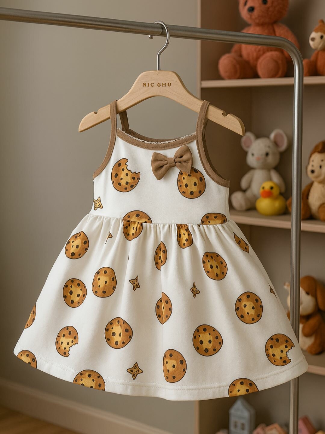 Сарафан DNZ, размер 92, экрю — фото 1