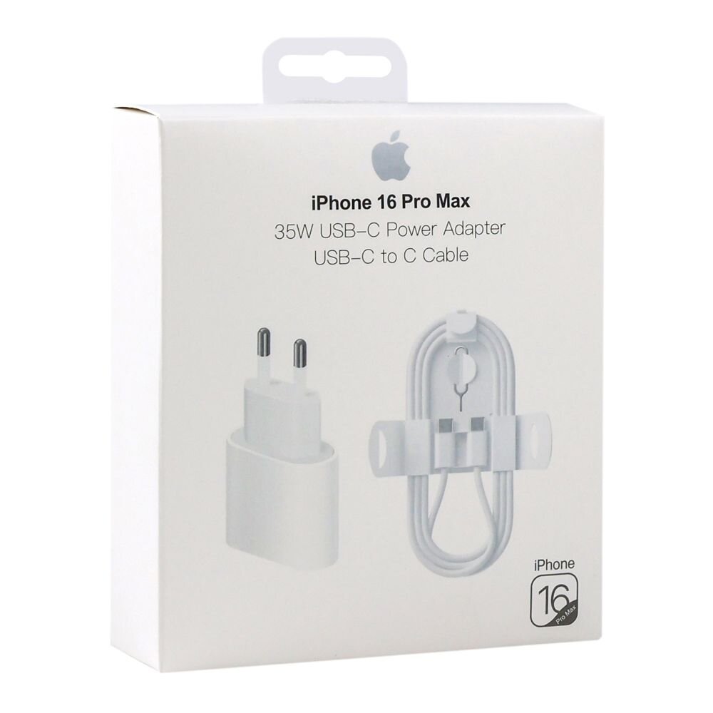 Apple адаптер 35вт Оригиналний зарядка USB-C блок питания Зарядка для айфон Галофка - для Айфон 15/16/17