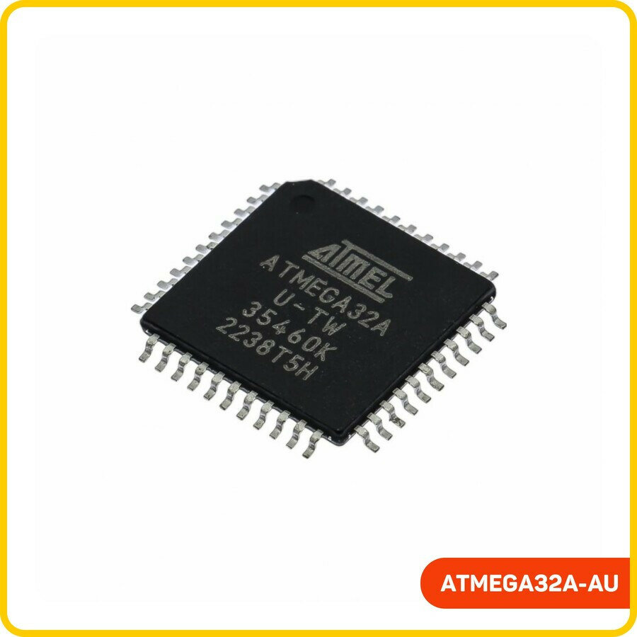 Микроконтроллер Microchip 8-бит AVR (ATmega32A-AU, TQFP-44)
