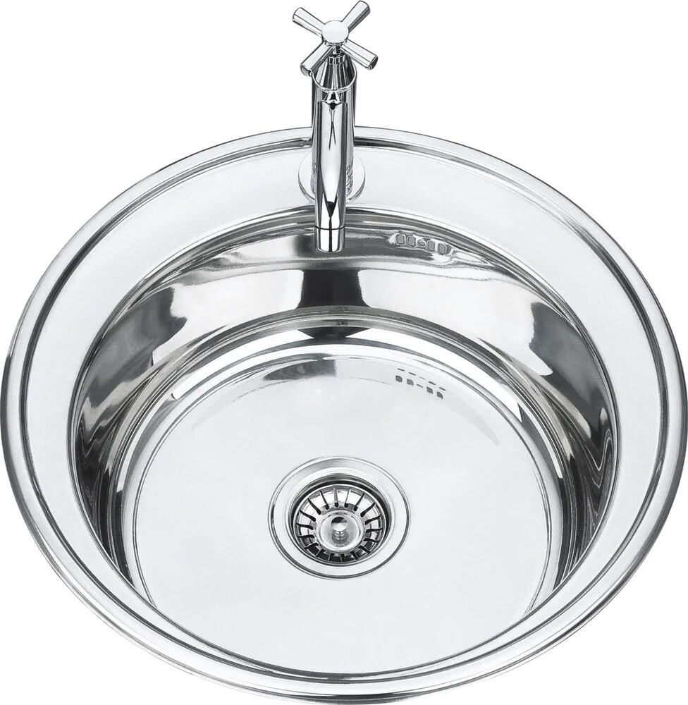 Мойка кухонная Seaman Eco Wien SWT-510 металлическая 50x50 мойка для кухни круглая российская