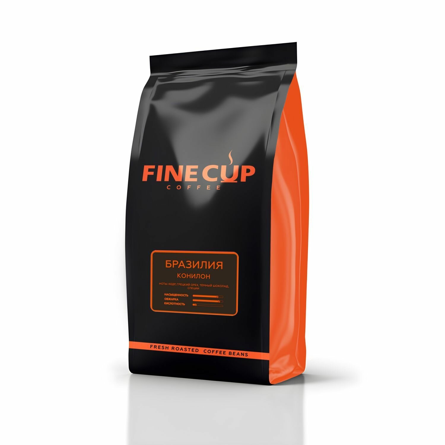 Кофе в зернах Gemma Fine Cup Бразилия Конилон 100% робуста (1кг)