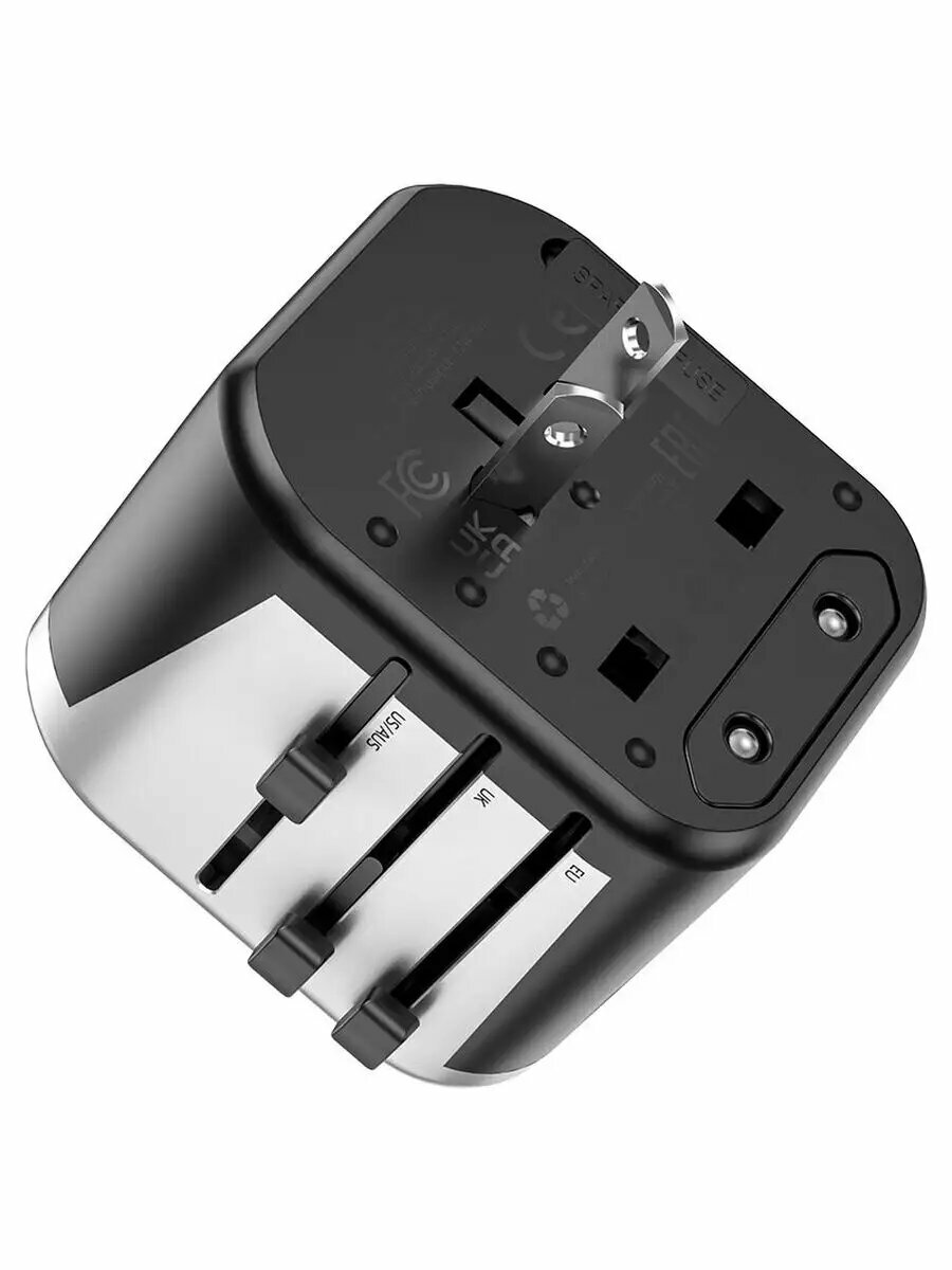 Зарядное устройство AC5, два USB-порта, универсальное, для путешествий — фото 1