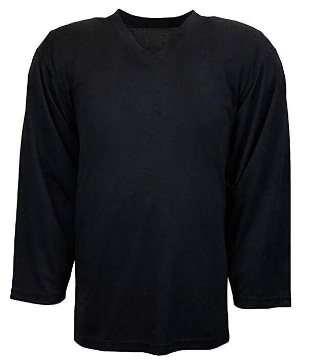 Разноцветная хоккейная Джерси хоккейная Джерси для студентов и взрослых Спортивная однотонная форма для хоккея с печатным рисунком и цифрами L Черный Унисекс