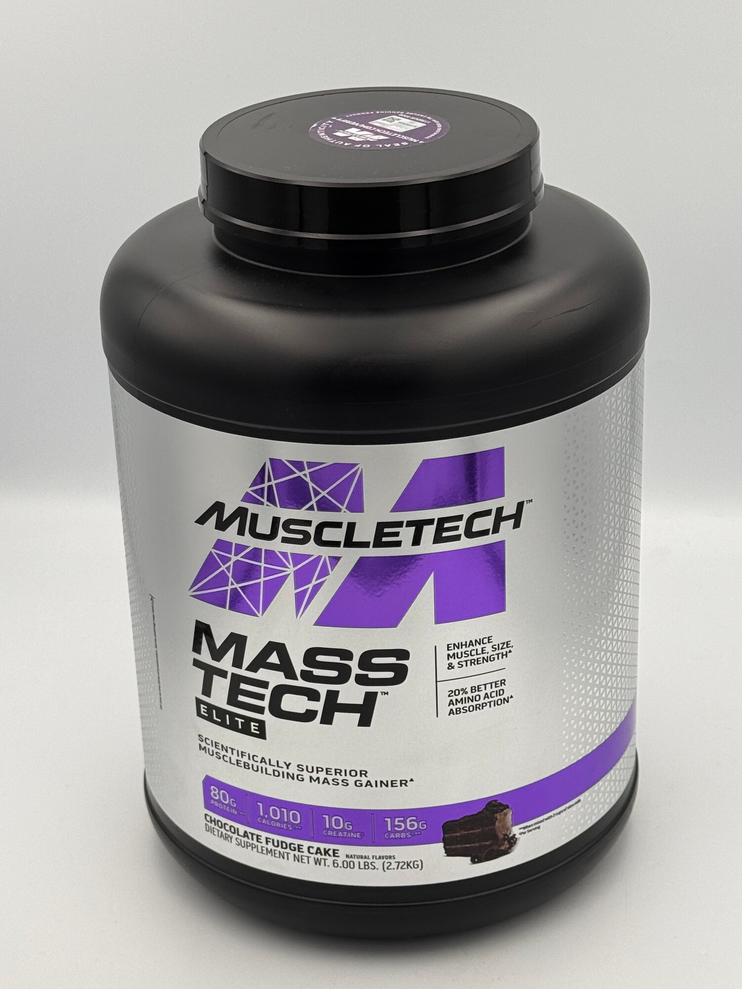 MuscleTech Mass Tech elite 2.7kg вкус Шоколадный вкус для роста мыщц — фото 1