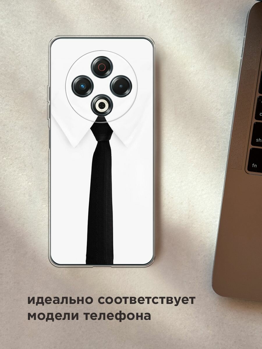 Чехол на Tecno Spark 30 / Текно Спарк 30 с принтом "Галстук" — фото 1