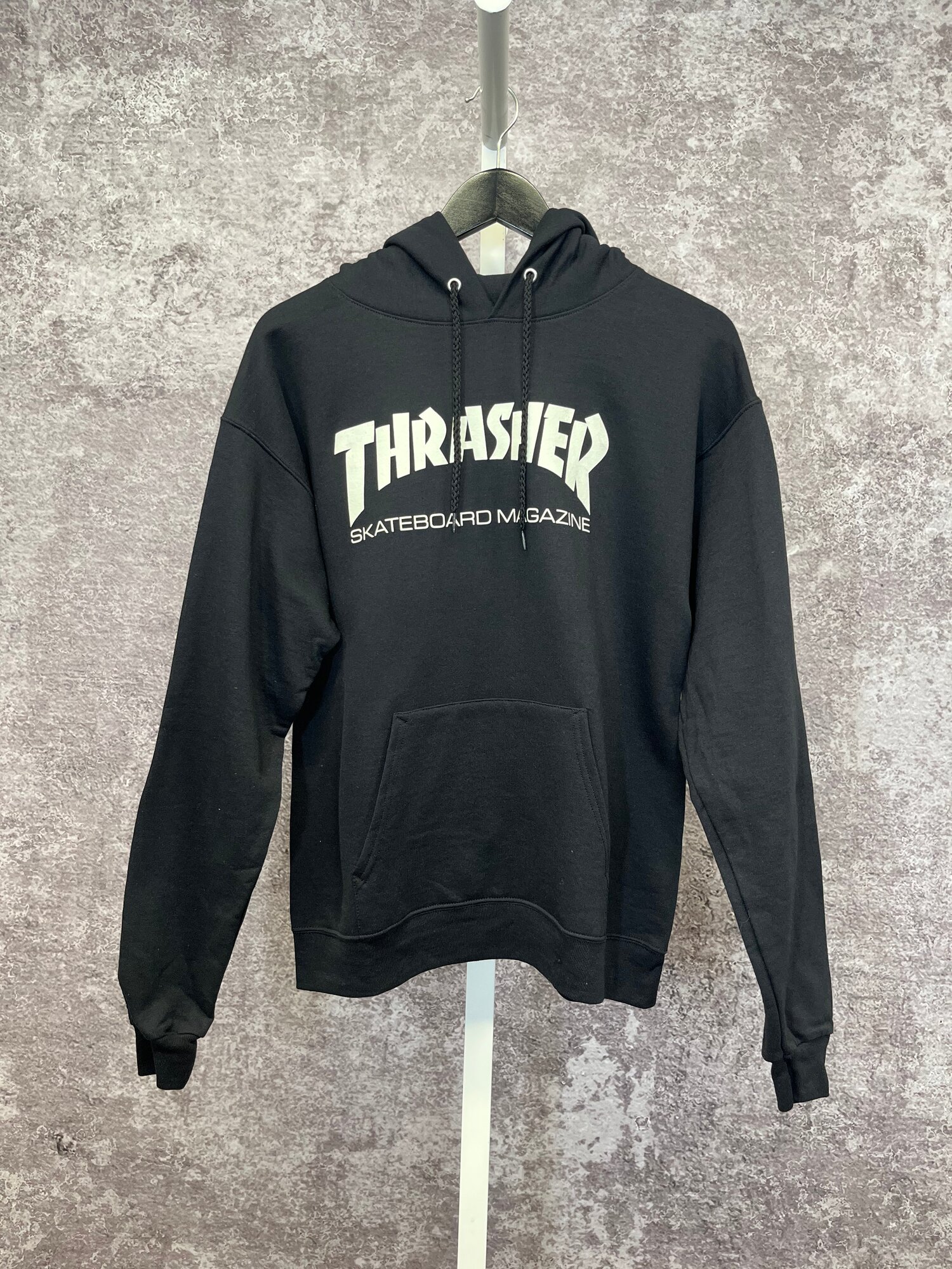 Худи THRASHER SKATE MAG BASIC LOGO ALPHABET FLEECE UNISEX BLACK