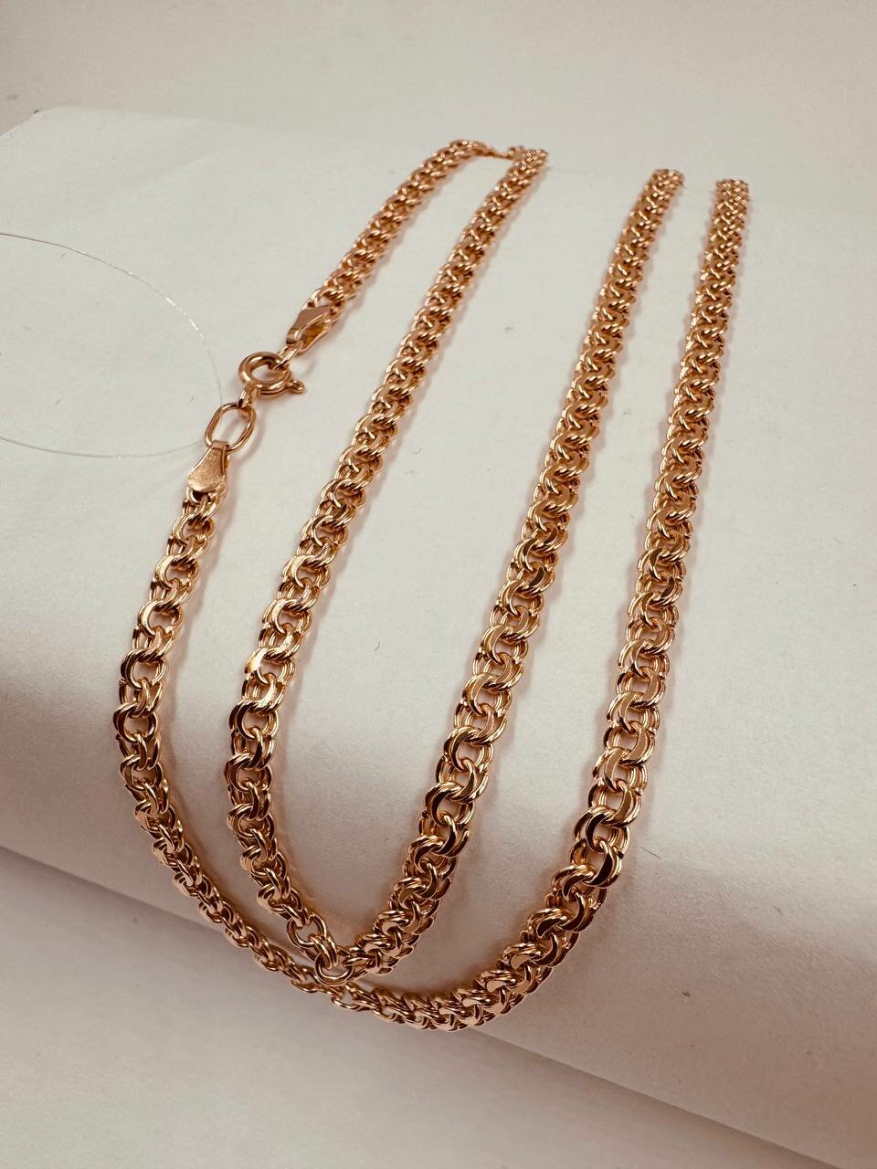 Цепь Московский ювелирный завод, красное золото, 585 проба