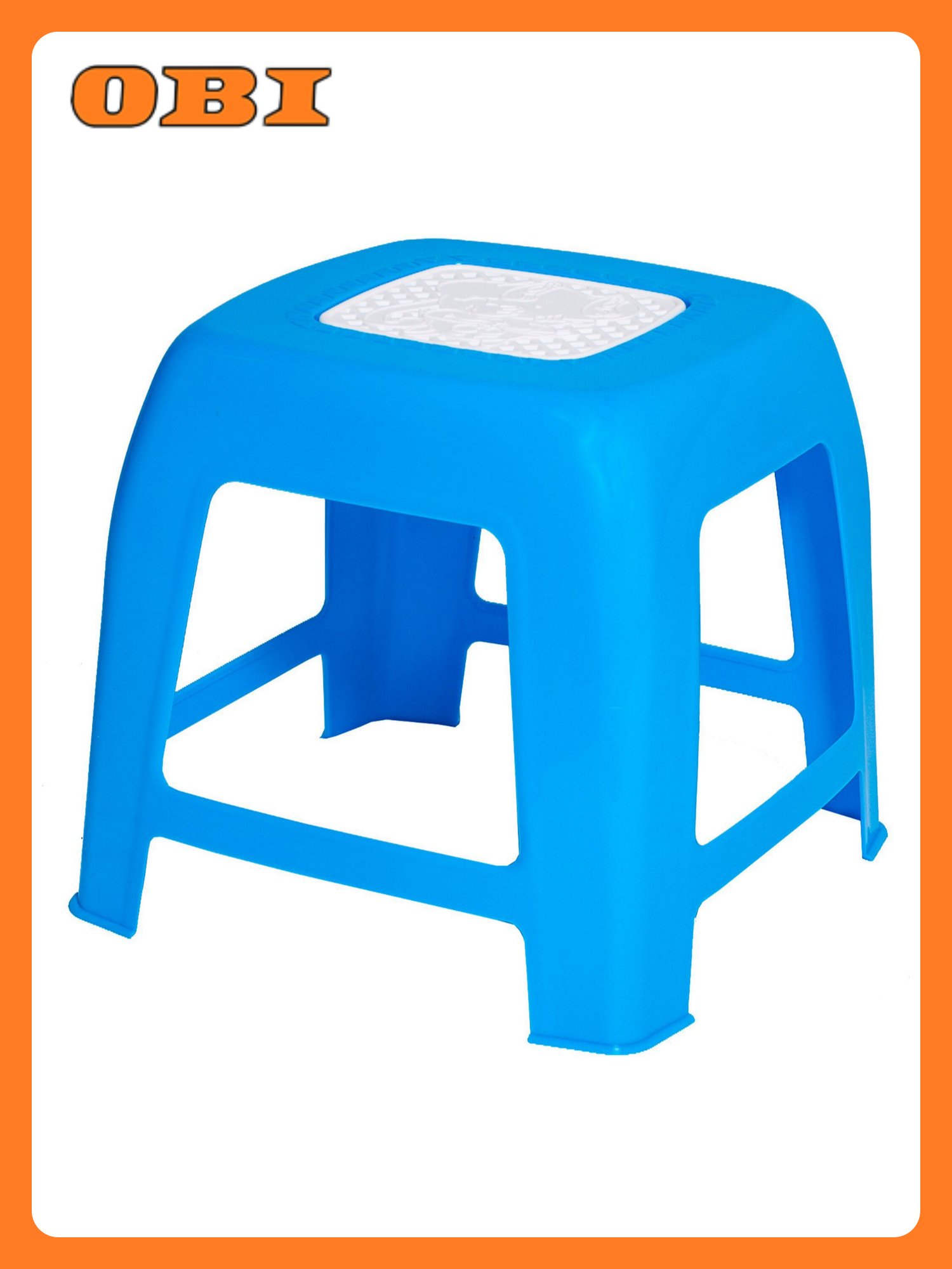 Табурет Стандарт Пластик  детский  голубой  пластик  30x30x26 5 см